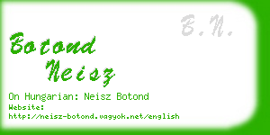 botond neisz business card